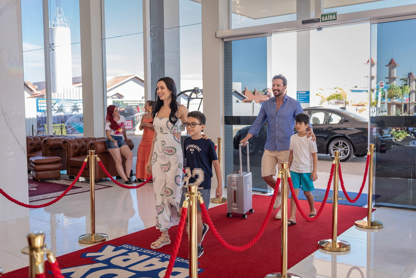 Entrada do resort Ody Park
